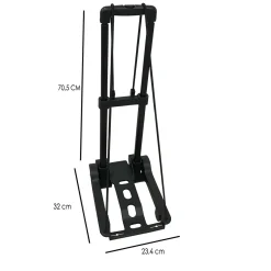 Carrello richiudibile nero