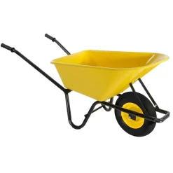 Carriola in pvc 100 l giallo