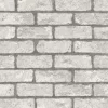 Carta da parati Mattone grigio 10,05 m x 53 cm