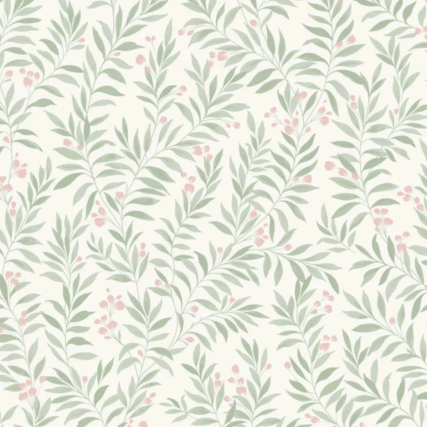 Carta da parati Morris verde 10,05 m x 53 cm