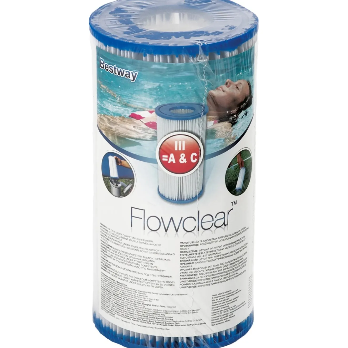 Cartuccia a filtro Bestway per pompe da 2.006 l/h