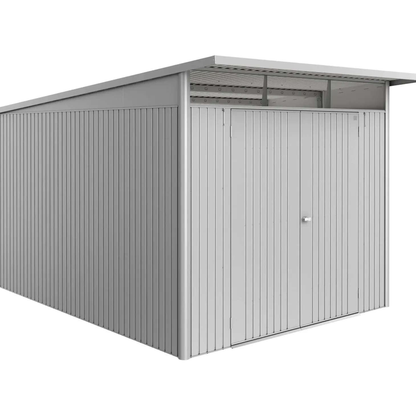 Casetta da giardino AvantGarde ECO A8 Argento metal. 209x252x332 cm 2 porte