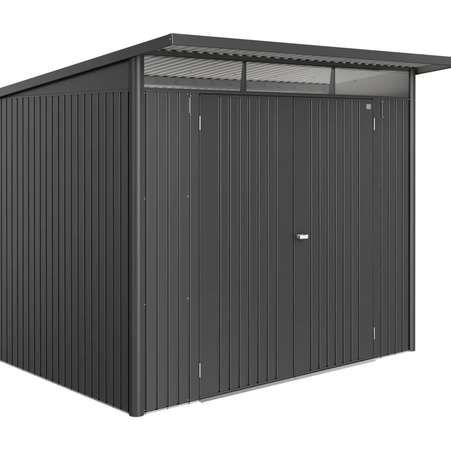 Casetta da giardino AvantGarde ECO A5 Grigio scuro metal. 209x252x172 cm 2 porte