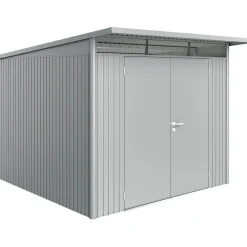 Casetta da giardino Biohort AvantGarde sp 0,5 mm 260x300x218 cm argento 2 batt.