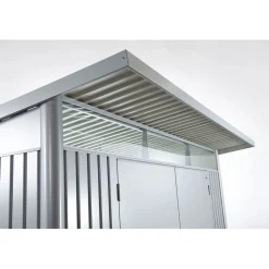 Casetta da giardino Biohort AvantGarde sp 0,5 mm 180x255x218 cm argento standard