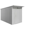 Casetta da giardino Biohort AvantGarde sp 0,5 mm 180x380x222 cm argento standard