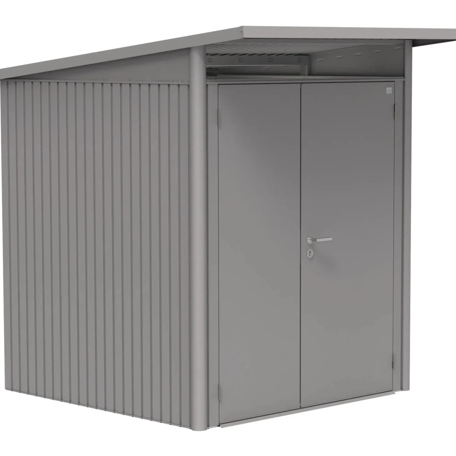 Casetta da giardino Biohort AvantGarde sp 0,5 mm 180x220x218 cm quarzo 2 batt.
