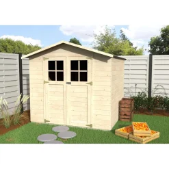 Casetta da giardino in legno Lode sp 12 mm H199xL229xP202 cm