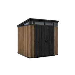 Casetta da giardino in plastica Keter Pent sp. 20 mm marrone chiaro 4,7 m²