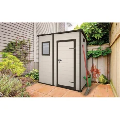 Casetta da giardino in resina Keter Manor Pent sp. 16 mm beige 3,38 m²
