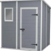 Casetta da giardino in resina Keter Manor Pent sp. 16 mm grigio 3,4 m²