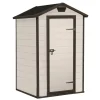 Casetta da giardino in resina Keter Manor sp. 16 mm beige 1,2 m²