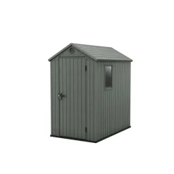 Casetta da giardino in resina termoplastica Keter Darwin 4x6m verde