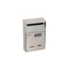 Cassetta postale in acciaio Inox 210x320x90 mm grigio