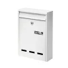 Cassetta postale in acciaio zincato Pocket bianco