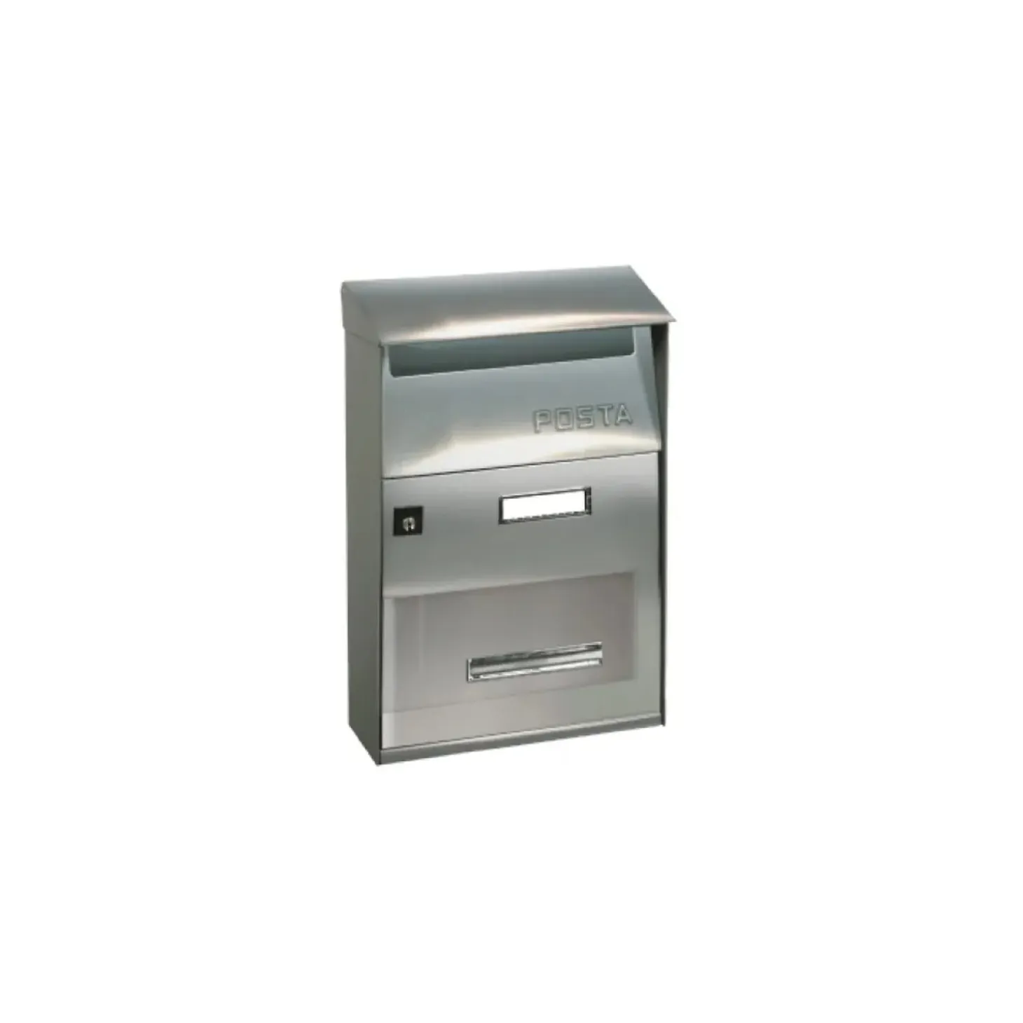 Cassetta postale in lamiera Classic 210x320x90 mm grigio