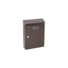 Cassetta postale in lamiera Missive 220x320x80 mm marrone