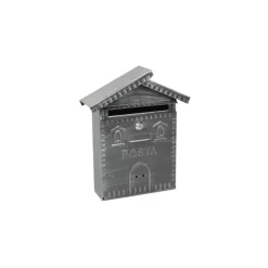 Cassetta postale in lamiera Rustica 255x340x50 mm grigio