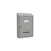 Cassetta postale in lamiera Tabloid 230x350x80 mm grigio
