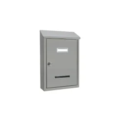 Cassetta postale in lamiera Tabloid 230x350x80 mm grigio