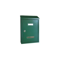 Cassetta postale in lamiera Tabloid 230x350x80 mm verde