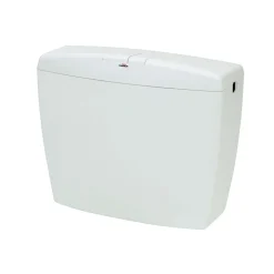 Cassetta WC esterna a zaino kariba 2008 duo in ABS bianco