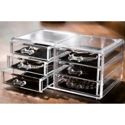 Cassettiera porta bijoux con 6 cassetti
