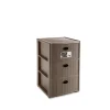 Cassettiera 3 cassetti Elegance Stefanplast 40x40xH59 cm tortora