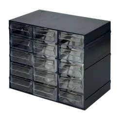 Cassettiera porta minuteria 15 scomparti 19x22,8x14 cm