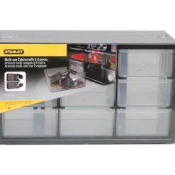 Cassettiera portaminuteria Stanley con 9 cassetti