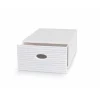 Cassetto in plastica Qbox Wave bianco 28x15x40 cm