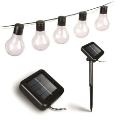 Catena luminosa solare 10 LED 5 m