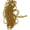 Catena palline Ø 2,40 mm ottone con kit chiusura lungh. 2 mt
