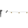 Catena solare sfere oro mt 3,8 3000k