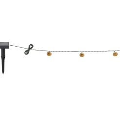 Catena solare sfere oro mt 3,8 3000k