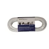 Cavetto in acciaio ottonato rivestito in pvc bianco anticorrosione diam. 4,5 mm