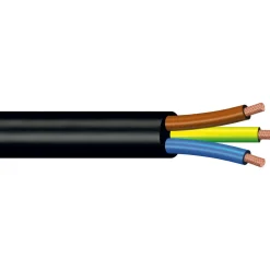 Cavo H05VV-F 3x1,5 mm² 25 m nero