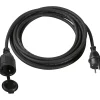 Cavo prolunga 5 m Nero H07RN-F 3G1,5