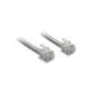 Cavo telefono piatto RJ11 6p/4C 10 m bianco