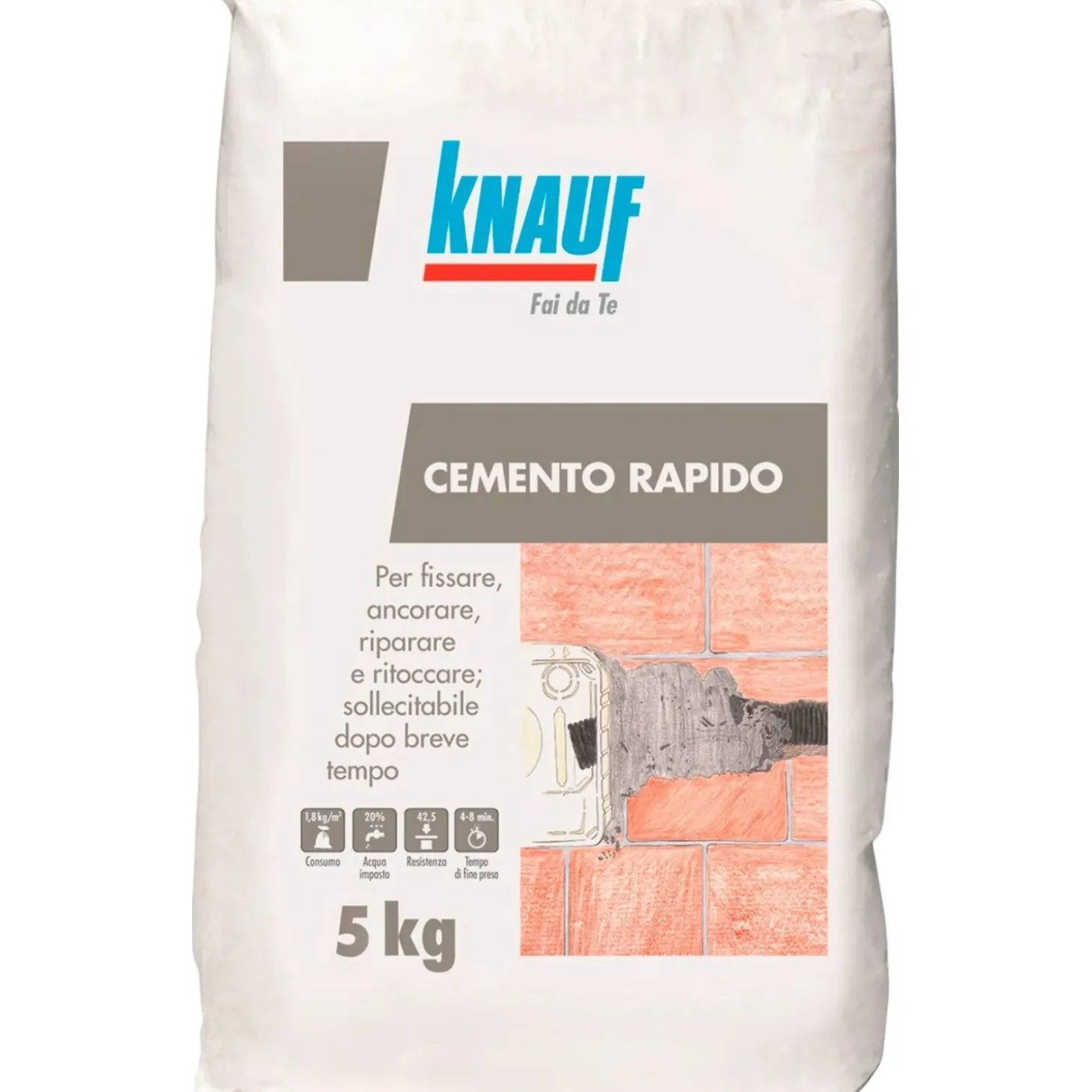 Cemento rapido Knauf 5 kg