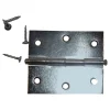 Cerniere quadre in acciaio inox con perno fisso 60 mm x 60 mm 2 pz