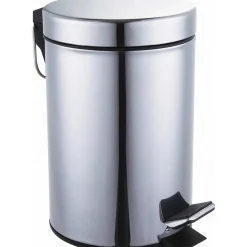 Cestino da bagno CMI in acciaio inox 3,5 l