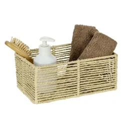 Cestino da bagno Meria S beige