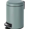 Cestino da bagno Wenko leman in metallo 3 l grigio