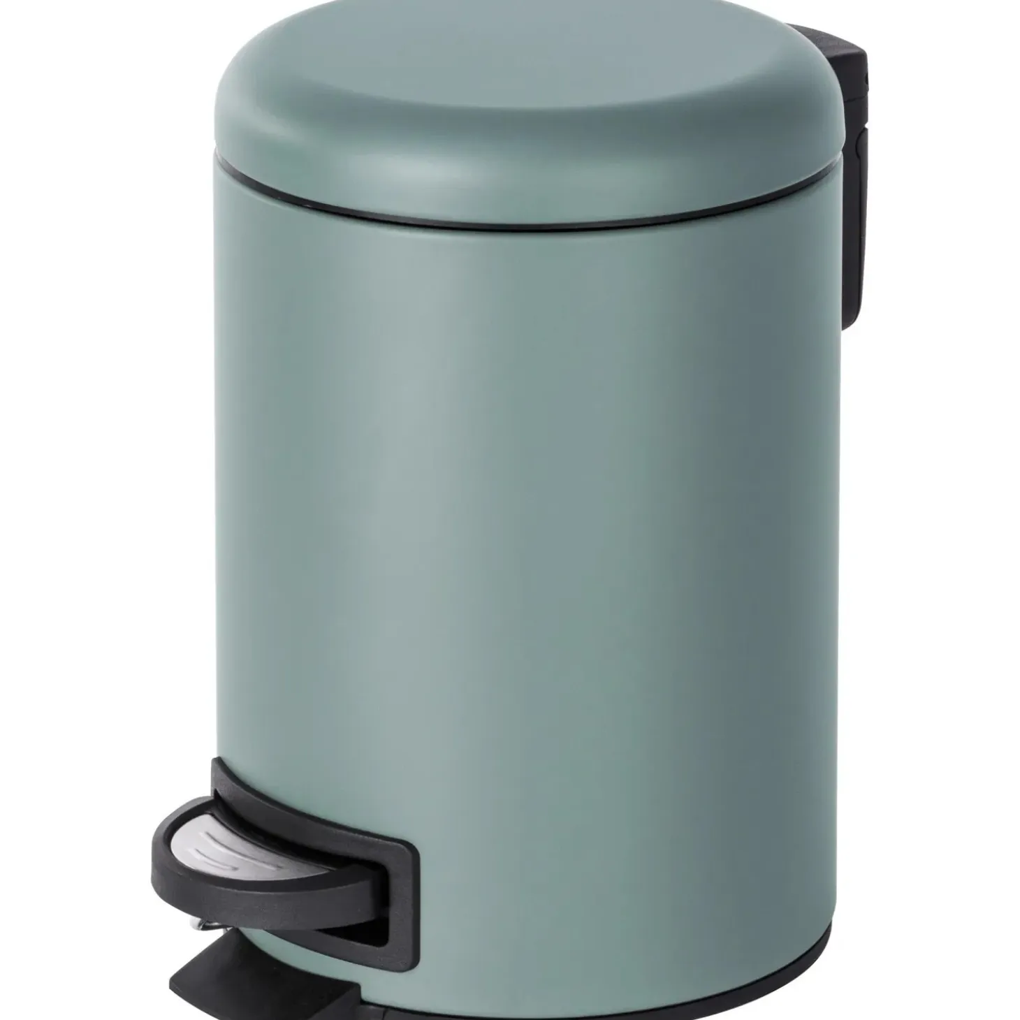 Cestino da bagno Wenko leman in metallo 3 l grigio