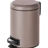 Cestino da bagno Wenko leman in metallo 3 l grigio talpa