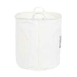 Cesto portabiancheria arrow rotondo flessibile ø 42x48 cm bianco