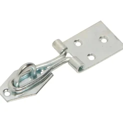 Chiusura con occhiello zincato 80x25 mm