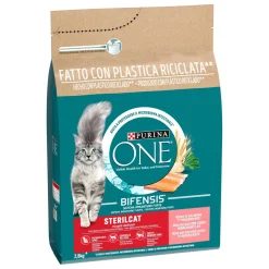 Cibo secco per gatti PURINA ONE® STERILCAT Salmone 2,8 kg