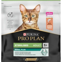 Cibo secco ricco di Salmone Purina ProPlan Sterilised adult 1+ Renal plus